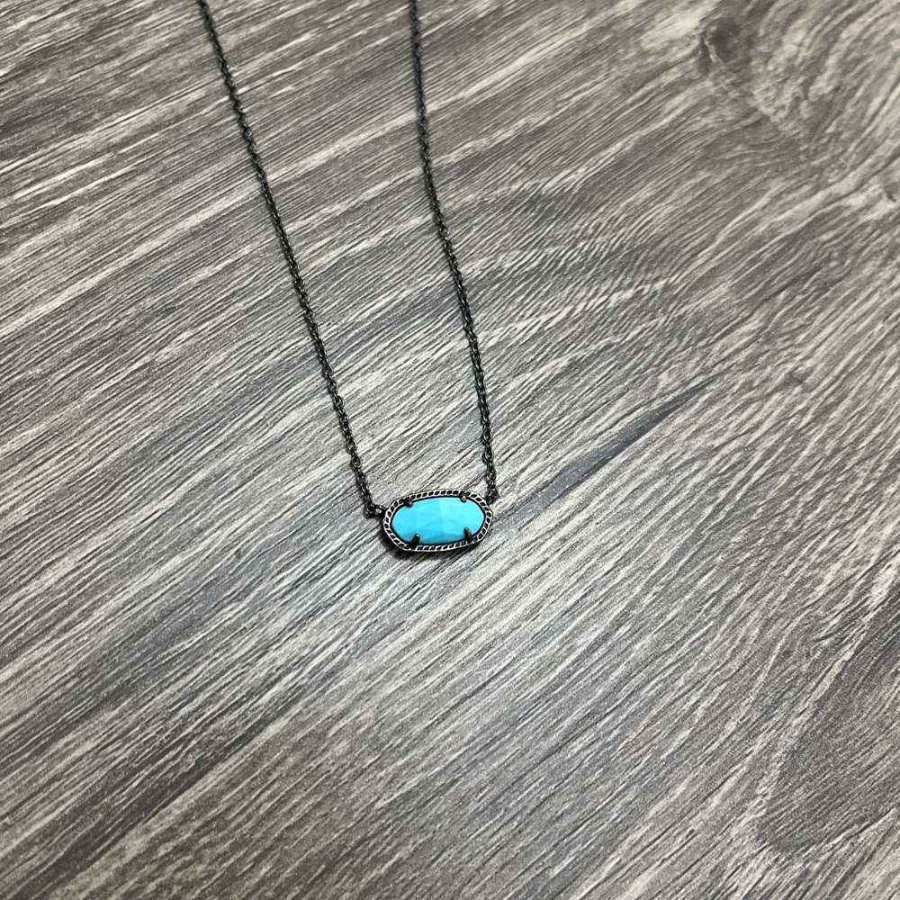 Kendra Scott Turquoise and Black Necklace